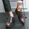 Chaussures habillées Chaussures formelles chaussures décontractées d'affaires pour hommes chaussures de mode chaussures en cuir pour hommes chaussures habillées de luxe chaussures brogue taille 38-44 231208