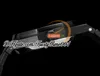 TWF 34 mm 77350 A5800 Montre automatique pour dame 50e anniversaire DLC Cadran texturé en acier noir Marqueurs de bâton Bracelet en acier Super Edition Montres pour femmes trustytime001