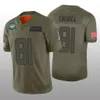 New York''''jets''Men 33 Jamal Adams 11 Denzel Mims 14 Sam Darnold Özel Kadınlar Gençlik Selamına Servis Camo Limited Jersey