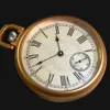 Relógios de bolso Rose ouro 316L aço inoxidável impermeável relógio de bolso movimento mecânico antigo vintage luxo vogoroso relógio com caixa de corrente 231208
