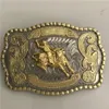 Fivela de cinto de cowboy prata ouro passeio touro para homens hebillas cinturon jeans cinto cabeça ajuste 4cm cintos largos275d