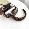 Headwear Hair Luxury Brand Designers f Letter Band for Women Headband Material with Label Coffee Wholesale