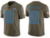 Detroit''Lions''Men 9 Matthew Stafford 19 Kenny Golladay 5 Matt Prater Custom Women Youth Salute to Service Olive Jersey