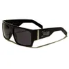 サングラスLocs -Men's Large Flat Top Frame Black Post in AUS UV 400283C