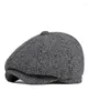 Berets Middle Aged Sboy Hat Winter Thickened Earflap Warm Beret Cap Classic Solid British Retro Wool Octagonal HatBerets Wend228249172