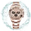 高品質の高級メンズウォッチクリーン4130ムーブメントステンレススチール自動機械式時計防水パンダの男性時計スーパークローンオロロジオ。腕時計