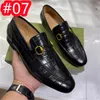 2023 Top Designer Men Dress Shoes Genuine Leather Black brown Moccasins Business Handmade Shoe Formal Party Office Wedding Men Loafers Shoes size 38-46