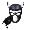 Adult Toys Fetish Gay Puppy Play Rubber Hood Adult Games Dog Slave Full Head BDSM Bondage Mask Hood Erotic Cosplay Sex Toys for Men Gay 231208