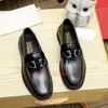 Designers Shoes Italy Mens Fashion Loafers Classic moccasin Genuine Leather Business Office Work Formal Dress Shoes Brand Party Wedding Flat Shoe Size 38-45