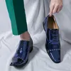 BUSINESS MASCHIO 831 Abito Oxford Abito Golden High Aumenta Scarpe formali in pelle di brevetto Plus MAN OFFICIO MAGGIE IL MAGLIE IL MAGGIEMENTO 231208 110