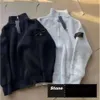 Tasarımcı Hırka Taşları Kazak Örgü Yüksek Kaliteli Taşlar Ada Sweater Ceket Erkekler Moda Mektubu Beyaz Siyah Uzun Kollu Giyim 601 253