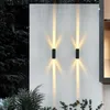 Outdoor Wandlampen 6W Up Down Smalle Straal LED Waterdichte Veranda Licht Spotlight Tuin Gang Villa Voordeur262V