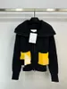 1201 L 2023, осенний брендовый свитер в одном стиле с длинными рукавами и круглым вырезом, женская одежда высокого качества, weilanR693