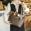 Bolsos de hombro de damas Classic Old Vintage Tote Bag Bag Sweet Bow Ribbon Bolsos de cuero de color grande a juego