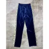 Pantaloni sportivi ricamati con grafica in flanella Casablanca Pantaloni casual con nastro a foglia Pantaloni sportivi da uomo firmati Casablanc