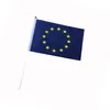 Баннер небольшого размера с флагом Европейского Союза 14 x 21 см, 100 шт. LOT312L