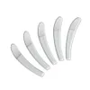 100pcs partie mini kosmetyczne łyżki kosmetyczne jednorazowe białe spatulas 50 mm plastikowy narzędziowy krem ​​Small206L