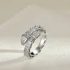 Pulseira designer pulseira rosa ouro cobra em forma de pulseira feminina ajustável cheio de diamante anel de prata namorada presente de aniversário