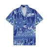 2024 Designer Designer Hawaii Floral Casual Shirts Men Men Slim Fit Tshirt Tshirt Men Beach Shorts M-3xl SS