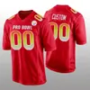 Pittsburgh''Steelers''Men 19 JuJu Smith-Schuster 30 James Conner Custom Dames Jeugd AFC Game Red Jersey Pro Bowl