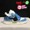 Nieuwste Designer Schoenen Out Of Office Lederen Casual Work Out Sneakers Lage tops Zwart Rood Groen Blauw Mode Luxe Dames Heren Trainers