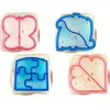 Kids Sand Cutter Bread Mold Lunch DIY Sand Cutter Mould Lunch Boxes Accessories Food Cutting Die Bread Biscuits Mold