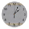 壁の時計ハロウィーンのテーマホワイトブラックプリントプリント時計アートサイレントノンチックラウンドウォッチの家の脱炭素ギフト