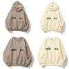 EssentialHoody Men女性フーディースウェットシャツレジャーファッションスイートトレンドデザイナートラックスーツエステニアルセットカジュアル特大フード付きプルオーバー2023