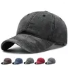 Ball Caps Fashion Large Men Women Glossy Plate Washed Baseball Cap Outdoor Travel Sun Hat Leisure Sports