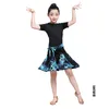 Stage Wear Costume Latin Dance Girl Training Autumn Performance Dzieci