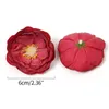 Decorative Flowers European Style Small Peony Flower Head Wedding Garland Decoration Imitation Silk Wholesale 6cm