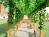 24pcs 230 cm Artificial Ivy Leaf Garland Plastic green long Vine Fake Foliage flower Home decor Wedding decoration9801634