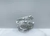 Cluster Rings Bohemia Silver Color Ring Flower Spoon Daisy For Women Female Wild Boho Jewelry Accessories8882263