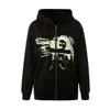 Y2k zip up hoodie kvinnor anime ny grafik goth tröja sportrock pullover grunge gotisk långärmad överdimensionerad hoodie jacka asiatisk storlek s-xxxl