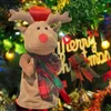 Christmas Toy Navidad Decoracion 2024 Liquidacion Electric Dancing Elk Santa Claus Plush Doll with Music Home Jul Decoration Gift 231208