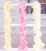Fleurs en soie artificielles Hortensia Glycine Guirlande vigne fête décorations de mariage guirlandes en soie fausses fleurs soie glycine DIY wal6489114