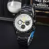 Gorący OMG Sport Tread Dial Mens Luxury Sports Watches Projektantka marka stalowe pasy i pasy oglądać klasyczny tarczy kwarcowy zegarki na nadgarstki