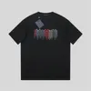Herr designer tee skjortor vår/sommar mode lyxiga korta ärmar pojkar flickor hip hop streetwear bomull casual t-shirts