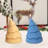 Ferramentas de cozimento 3D Molde de árvore de Natal Vela de silicone DIY ferramenta de moagem perfumada ornamento