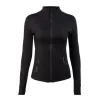 Lu-088 Fitness Mulheres Esportes Yoga Jaqueta Top Stand-up Collar Meia Zíper Manga Longa Apertado Yogas Camisa Ginásio Polegar Athtic Casaco Ginásio Roupas atacado