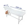 Engångsbord täcker vävnadspoly platta bårark underplattor monterade massage skönhetsvårdstillbehör 80x220cm208t