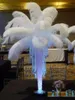 Целое 1618 дюймов 4045 см белое страусиное перо для свадебного украшения, вечерние украшения, событие, праздничный декор, поставка6220919