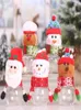 Christmas Candy Jar Doll Stuffed Plush Snowman Shape Candy Box Gift Box Containers For Home Cafe Restaurant Office9985087