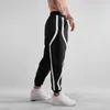 Herrenhose für Herren, Herbst und Winter, gestreift, amerikanisch, lässig, Sport, große Jogginghose, lockere Passform, Outdoor-Hose