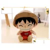 Animaux en peluche en peluche 1pc 30cm 45cm dessin animé une pièce singe D Luffy poupée jouet enfants fille garçon infantile festival créatif cadeau Q0727 Dr Otxya