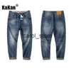 Men's Pants Kakan - European and American Spring and Summer New Vintage Jeans Men's Wear Type 0 Loose Leg Cropped Jeans K020-X7303 J231208