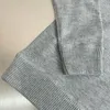 Nouveau pull tricoté avec lettre jacquard AOP en automne/hiver 2023machine à tricoter e Personnalisé jnlarged détail col rond coton j44631