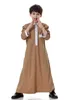 Ethnic Clothing Ramadan Muslim Dubai Saudi Arabic Boys Robe Dishdasha Kids Abaya Kaftan Islamic Long Thobe Middle Eastern Teenage Dress