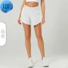 Lulu – short de Fitness ample et respirant pour femmes, pantalon de Yoga, jupe polyvalente et décontractée, à séchage rapide, 5 pouces