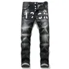 Men's Designer Jeans Men's Jeans European Jeans Men's Pants Pants Motorcycle embroidery ripped for trend Cotton Fashion jeans Men's overalls Purple jeans